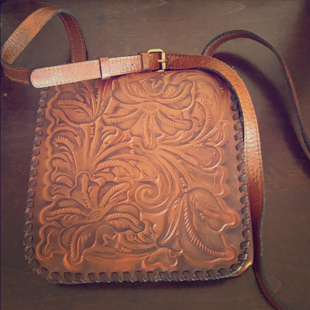 Patricia Nash Tooled Leather Crossbody